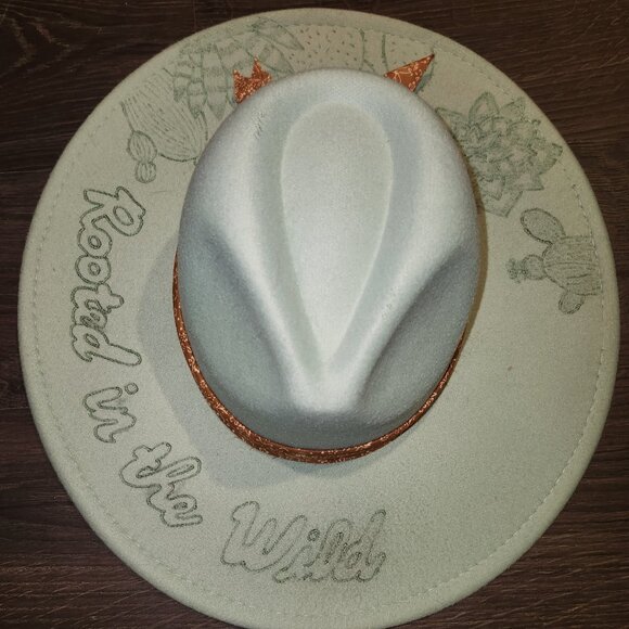 Cactus Burned Hat - Picture 2 of 2